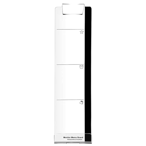 Wuyooprt Monitor Notiztafel - Acryl Schreibtisch-Computer Klebezettelhalter,Transparente Klebefolie Schreibtischorganizer Für Bildschirmmitteilungen Für Büro & Zuhause Wuyooprt Monitor Notiztafel - Acryl Schreibtisch-Computer Klebezettelhalter,Transparente Klebefolie Schreibtischorganizer Für Bildschirmmitteilungen Für Büro & Zuhause von Wuyooprt