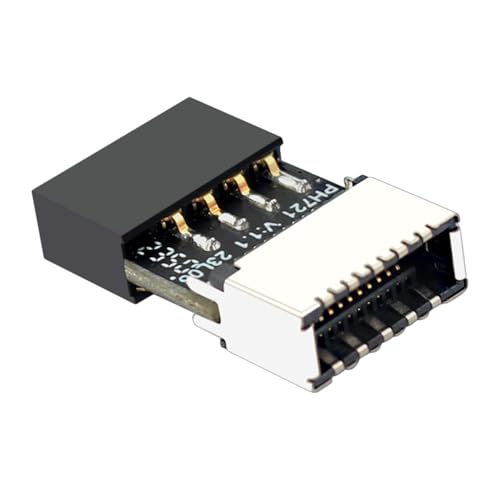 Wuyooprt USB-Motherboard-Header-Erweiterung, Motherboard-Header auf Typ-E | USB 2.0-Chassis-Motherboard 9-polig,Verlängerungsadapter-Stecker auf Typ-E-Buchse, Wuyooprt USB-Motherboard-Header-Erweiterung, Motherboard-Header auf Typ-E | USB 2.0-Chassis-Motherboard 9-polig,Verlängerungsadapter-Stecker auf Typ-E-Buchse, von Wuyooprt