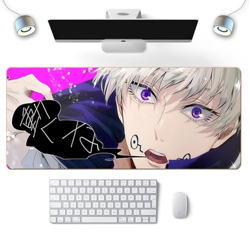 Wuyouni Jujutsu XXL-Mauspad, multifunktional, Gaming, Anime, Inumaki Toget, 800 x 300 mm, wasserdichte Gaming-Tastatur, Mauspad und 3 mm rutschfeste Gummiunterseite, strukturierte Oberfläche Wuyouni Jujutsu XXL-Mauspad, multifunktional, Gaming, Anime, Inumaki Toget, 800 x 300 mm, wasserdichte Gaming-Tastatur, Mauspad und 3 mm rutschfeste Gummiunterseite, strukturierte Oberfläche von Wuyouni