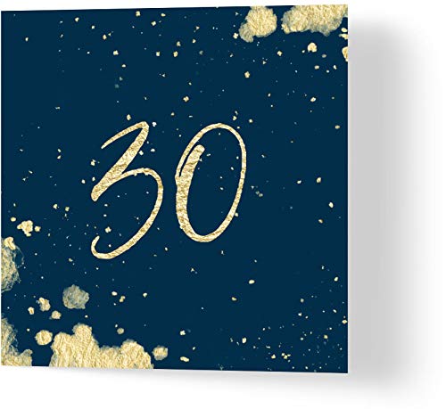 Geburtstagskarte zum 30. Geburtstag, aus recycelten Materialien, Grußkarten für Freunde, Familie, geliebte Menschen, hergestellt von unabhängigen Künstlern in Großbritannien, kompostierbare Verpackung Geburtstagskarte zum 30. Geburtstag, aus recycelten Materialien, Grußkarten für Freunde, Familie, geliebte Menschen, hergestellt von unabhängigen Künstlern in Großbritannien, kompostierbare Verpackung von Wuzci