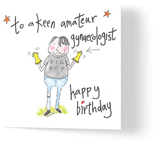 Wuzci Amateur Gynäkologe Geburtstag Grußkarte von Wuzci