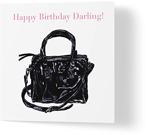 Wuzci Geburtstagskarte Happy Birthday Darling, 150 mm Länge x 150 mm Breite von Wuzci