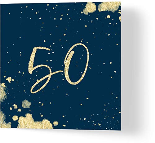 Wuzci Grußkarte zum 50. Geburtstag, mehrfarbig, 150 x 150 mm Wuzci Grußkarte zum 50. Geburtstag, mehrfarbig, 150 x 150 mm von Wuzci