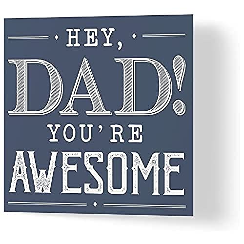 Wuzci Grußkarte zum Vatertag "Dad You're Awesome" von Wuzci