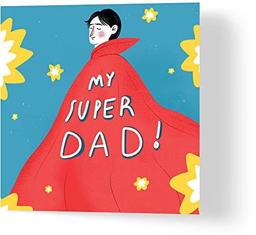 Wuzci Grußkarte zum Vatertag "Mein Super Dad" von Wuzci