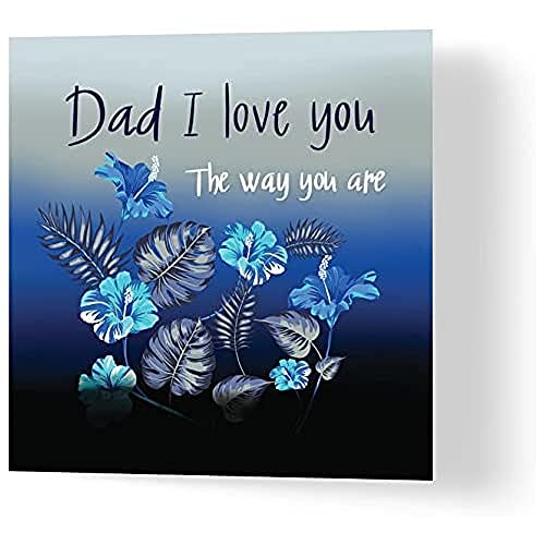 Wuzci Vatertagsgrußkarte für Vater, I Love You von Wuzci