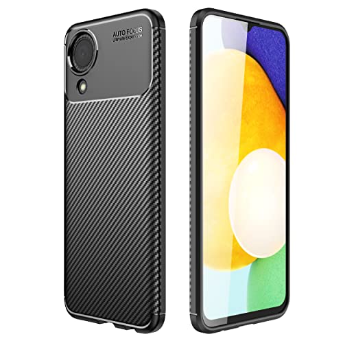 Wuzixi Hülle für Samsung Galaxy A03 Core. Stoßfest, Weiches und Dünnes Silikonhülsen-Design, Gegen Kratzer, Schutzhülle für Samsung Galaxy A03 Core.Schwarz von Wuzixi