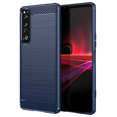 Wuzixi Hülle für Sony Xperia 1 IV. stoßfest, Weiches und dünnes Silikonhülsen-Design, Gegen Kratzer, Schutzhülle für Sony Xperia 1 IV.Blau von Wuzixi