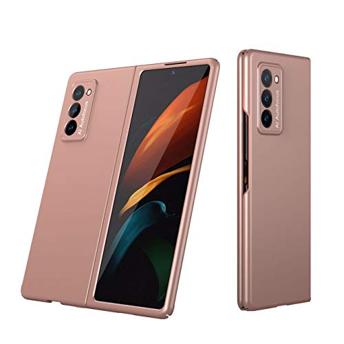 Wuzixi Schutzhülle für Samsung Galaxy Z Fold 2, Matte Oberfläche, Ultraleicht, ultradünn, Premium-Material, Rundumschutz, Schutzhülle für Samsung Galaxy Z Fold 2. Roségold von Wuzixi