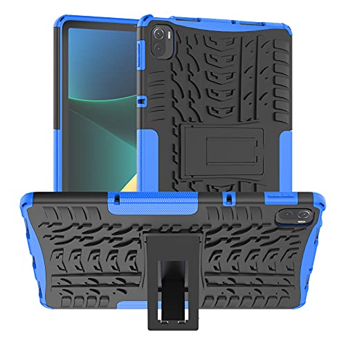 Wuzixi Schutzhülle für Xiaomi Mi Pad 5/Mi Pad 5 Pro. [Doppelter Schutz] 2-in-1-Cover mit Halterung, stoßfest, kratzfest, robust, flexibel, Schutzhülle für Xiaomi Mi Pad 5/Mi Pad 5 Pro Smartphone, Blau von Wuzixi