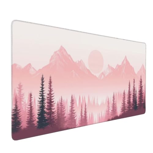 Großes Mauspad XXL, Gaming Mousepad 1500x800mm Verbessert Präzision und Geschwindigkei Langlebig Erweiterter Schreibtisch Schutz Mausmatte mit genähten Kanten PC, Büro, Laptop, Computer Bergwald H6331 Großes Mauspad XXL, Gaming Mousepad 1500x800mm Verbessert Präzision und Geschwindigkei Langlebig Erweiterter Schreibtisch Schutz Mausmatte mit genähten Kanten PC, Büro, Laptop, Computer Bergwald H6331 von Wweio