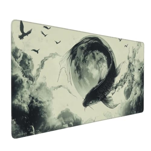 Großes Mauspad XXL Gaming Mousepad 1500x800mm Verbessert Präzision und Geschwindigkei Langlebig Erweiterter Schreibtisch Schutz Mausmatte mit genähten Kanten Büro, Laptop, Computer Schlangenkopf H6162 Großes Mauspad XXL Gaming Mousepad 1500x800mm Verbessert Präzision und Geschwindigkei Langlebig Erweiterter Schreibtisch Schutz Mausmatte mit genähten Kanten Büro, Laptop, Computer Schlangenkopf H6162 von Wweio