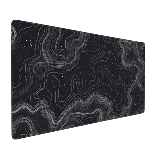 Großes Mauspad XXL Gaming Mousepad 1500x800mm Verbessert Präzision und Geschwindigkei Langlebig Erweiterter Schreibtisch Schutz Mausmatte mit genähten Kanten Laptop, Computer Schwarz Weiß Muster H5876 Großes Mauspad XXL Gaming Mousepad 1500x800mm Verbessert Präzision und Geschwindigkei Langlebig Erweiterter Schreibtisch Schutz Mausmatte mit genähten Kanten Laptop, Computer Schwarz Weiß Muster H5876 von Wweio