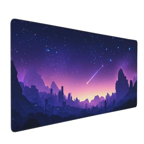 Großes Mauspad XXL Gaming Mousepad 1500x800mm Verbessert Präzision und Geschwindigkei Langlebig Erweiterter Schreibtisch Schutz Mausmatte mit genähten Kanten PC, Büro, Laptop, Computer Bergnacht H6266 Großes Mauspad XXL Gaming Mousepad 1500x800mm Verbessert Präzision und Geschwindigkei Langlebig Erweiterter Schreibtisch Schutz Mausmatte mit genähten Kanten PC, Büro, Laptop, Computer Bergnacht H6266 von Wweio