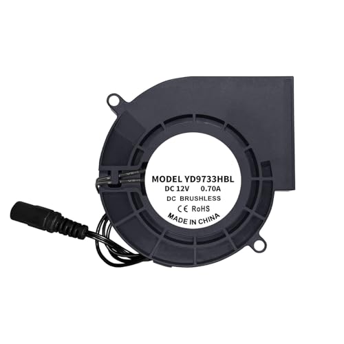 Compact 12V Bürstenloser Gebläseventilator 97 Mm Kugellager Zentrifugallüfter Für Computerkühlung Und Grillraucherbeatmung Compact 12V Bürstenloser Gebläseventilator 97 Mm Kugellager Zentrifugallüfter Für Computerkühlung Und Grillraucherbeatmung von Wynrzyj