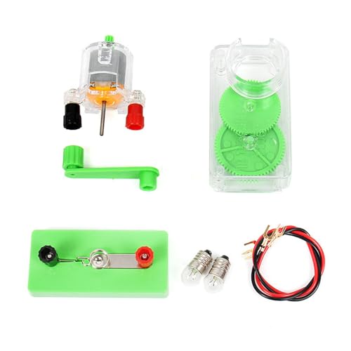 Handkurbelgenerator Motoren Set Handgenerator Motor Kits Mit Glühbirnenhalter Handkrümmung Stromgenerator Wissenschaft Handkurbelgenerator Motoren Set Handgenerator Motor Kits Mit Glühbirnenhalter Handkrümmung Stromgenerator Wissenschaft von Wynrzyj