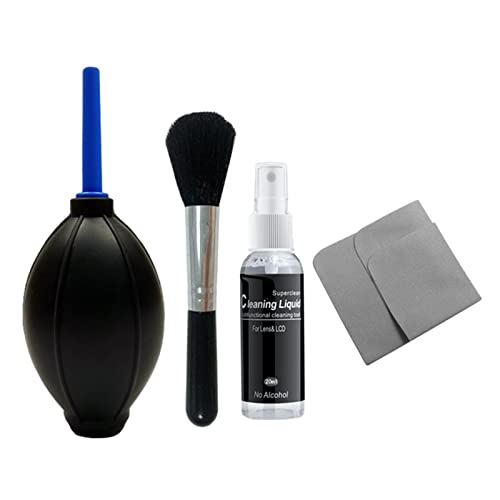 Wynrzyj 4PCS/Set Screen Cleaner Für Laptop/Telefon/Pad/Brille Reinigungsstoff Mit Sprüh + Pinsel + Luftblasen von Wynrzyj