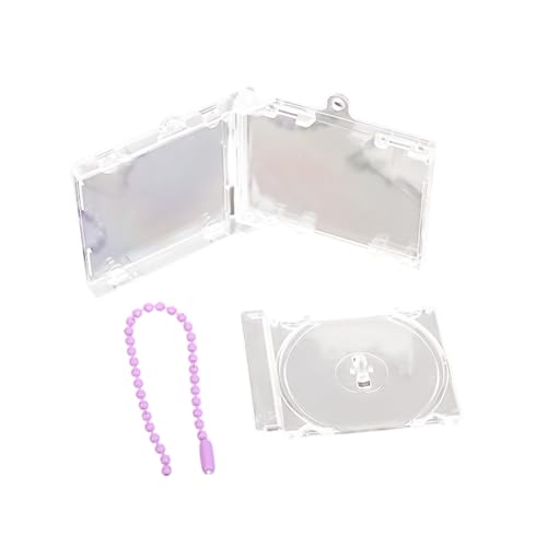 Wynrzyj Decled Disc Case Keychain Für Schlüsselanhänger Rucksack Hanging Kette Clip Creative Acrylscheibenhänge Hangch Charm Clip von Wynrzyj
