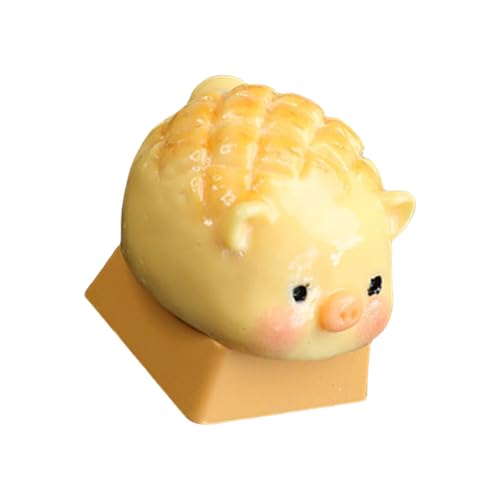 Wynrzyj Dekorative 3D Harze Keycap Piggy Ananasbrötchen Keyboards Keycap Für Kreuze Axisen Personalisieren Mechanische Tastaturen von Wynrzyj