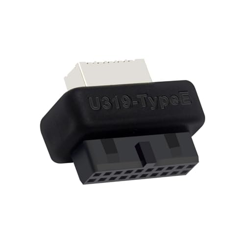Wynrzyj Effizienter USB Frontplattenadapter Zum Anschließen Von Typ C Geräten Mit 19Pin Motherboards Header Unterstützen Win7/Win8/Win10 Wynrzyj Effizienter USB Frontplattenadapter Zum Anschließen Von Typ C Geräten Mit 19Pin Motherboards Header Unterstützen Win7/Win8/Win10 von Wynrzyj