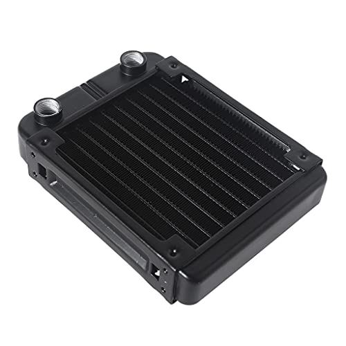 Wynrzyj Wasserkühlung Computer Kühler 10 Rohr Aluminium Wärmetauscher Flüssigkühlung Kühlkörper Für CPU PC Wasserkühlsystem von Wynrzyj