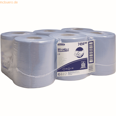Wypall Wischtücher Wypall L10 Extra 1-lagig 38x18,5cm Zentralentnahme Wypall Wischtücher Wypall L10 Extra 1-lagig 38x18,5cm Zentralentnahme von Wypall