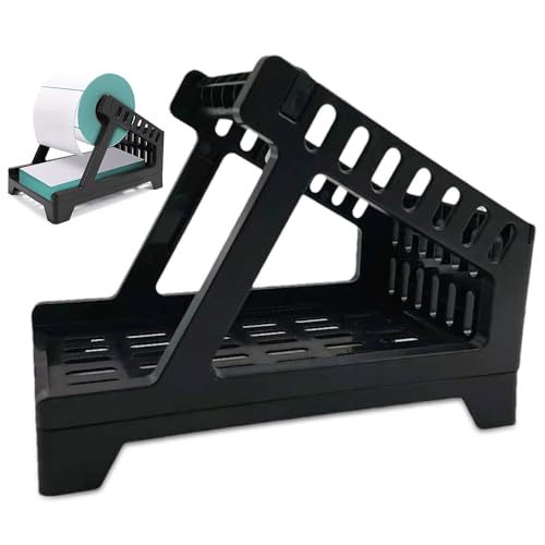 Wzhtuzi Etikettenständer, Thermo Etikettenhalter für Rollen und Endlosetiketten, Etikettenrollenhalter, Desktop-Druckerhalter, Etikettenträger Etikttenhalter Arbeit mit Desktop-Etikettendrucker Wzhtuzi Etikettenständer, Thermo Etikettenhalter für Rollen und Endlosetiketten, Etikettenrollenhalter, Desktop-Druckerhalter, Etikettenträger Etikttenhalter Arbeit mit Desktop-Etikettendrucker von Wzhtuzi