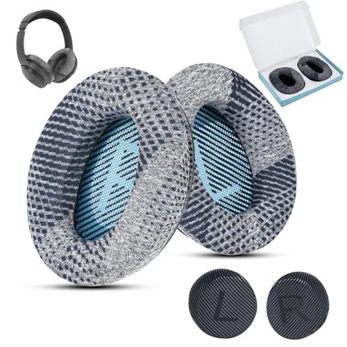 Cooling-Gel QuietComfort 35 / QC35 ii Ersatz-Ohrpolster für Bose Kopfhörer Cusion, Kompatibel mit Bose QC25 QC2 QC15/ Around-Ear 2 AE2i AE2w/ SoundTrue & SoundLink Serie, Blau und Schwarz Cooling-Gel QuietComfort 35 / QC35 ii Ersatz-Ohrpolster für Bose Kopfhörer Cusion, Kompatibel mit Bose QC25 QC2 QC15/ Around-Ear 2 AE2i AE2w/ SoundTrue & SoundLink Serie, Blau und Schwarz von Wzsipod
