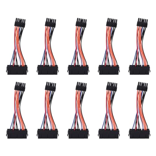 Wzxksoac 10X Netzteil ATX 24Pin Weiblich zu 12Pin Male Netzteil Sleeved Kabel Schnur 18AWG Draht Fuer Q87H3-Q87H3 AM Q87 Hauptplatine Wzxksoac 10X Netzteil ATX 24Pin Weiblich zu 12Pin Male Netzteil Sleeved Kabel Schnur 18AWG Draht Fuer Q87H3-Q87H3 AM Q87 Hauptplatine von Wzxksoac