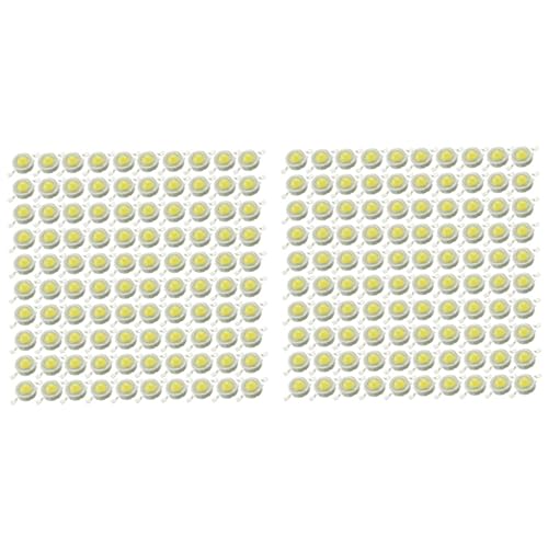 Wzxksoac 200 Teilige LED Perlen Natürliches Weißes LED Licht 1 W Hochleistungs Lampen Chip 4000K LED Chip von Wzxksoac