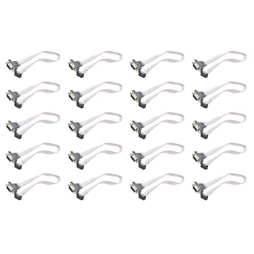 Wzxksoac 20Stück 4.5 DB9 RS232 Bis 10-Pin Flachband Kabel Stecker Adapter Wzxksoac 20Stück 4.5 DB9 RS232 Bis 10-Pin Flachband Kabel Stecker Adapter von Wzxksoac