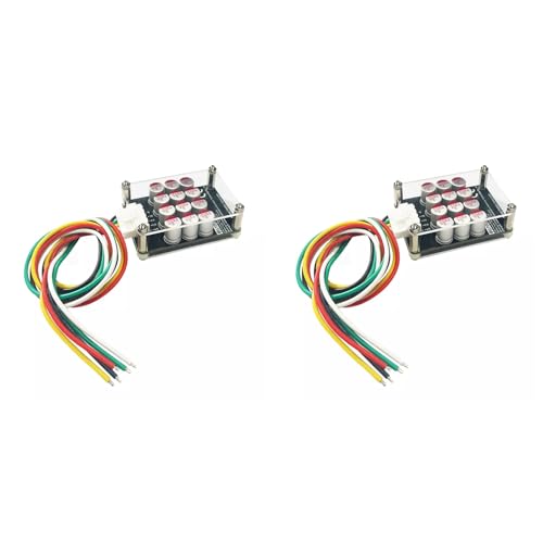 Wzxksoac 2X 4S 5A Cluster Equalizer Aktive -Platine Lithium-Batterie Lifepo4 Batterie-Equalizer-Kondensator (mit GehäUse + Anschlusskabel) von Wzxksoac
