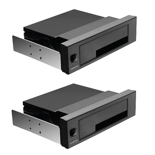 Wzxksoac 2X 5, 25-SATA-III-Festplatten-Backplane-Gehäuse mit Internem Schacht Ohne Schacht Hot-Swap-Wechselrahmen für 2, 5/3, 5-Festplatten Wzxksoac 2X 5, 25-SATA-III-Festplatten-Backplane-Gehäuse mit Internem Schacht Ohne Schacht Hot-Swap-Wechselrahmen für 2, 5/3, 5-Festplatten von Wzxksoac