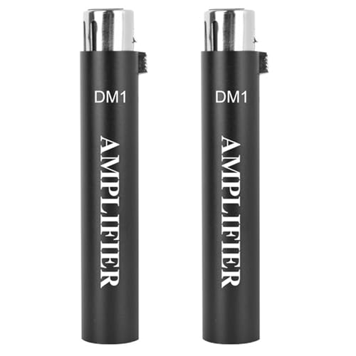 Wzxksoac 2X Ersetzt DM1 Dynamic Wired Microphone Amplifier 28Db Gainer Microphone Preamplifier für Livestream SM7B Mic, Schwarz Wzxksoac 2X Ersetzt DM1 Dynamic Wired Microphone Amplifier 28Db Gainer Microphone Preamplifier für Livestream SM7B Mic, Schwarz von Wzxksoac