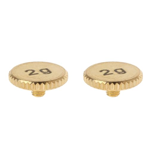 Wzxksoac 2X Headshell 2G Shell Gewicht Plattenspieler Metall Elektrische Instrumententeile für SL1200 SL1210 MK2 3 5 M5G Stylus DJ,Gold Wzxksoac 2X Headshell 2G Shell Gewicht Plattenspieler Metall Elektrische Instrumententeile für SL1200 SL1210 MK2 3 5 M5G Stylus DJ,Gold von Wzxksoac