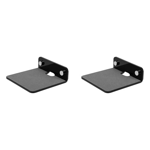 Wzxksoac 2X Wandmontierter Halter, Multifunktionaler Tragbarer Lautsprecher, Wandregal für Webcam, Mobiltelefone, Router, Lautsprecher, Schwarz Wzxksoac 2X Wandmontierter Halter, Multifunktionaler Tragbarer Lautsprecher, Wandregal für Webcam, Mobiltelefone, Router, Lautsprecher, Schwarz von Wzxksoac