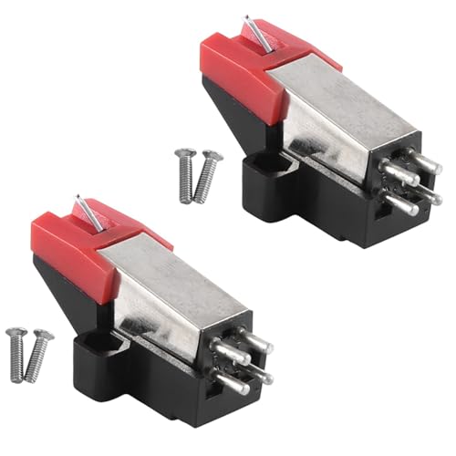 Wzxksoac 2X für Plattenspieler-Stift, Dynamische Magnetische Plattenspieler-Nadeln, Plattenspieler-Leser, Vinyl-LP-Grammophon-ErsatzzubehöR Wzxksoac 2X für Plattenspieler-Stift, Dynamische Magnetische Plattenspieler-Nadeln, Plattenspieler-Leser, Vinyl-LP-Grammophon-ErsatzzubehöR von Wzxksoac