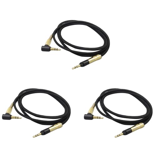 Wzxksoac 3X Kopfhörer Audiokabel für HD518 HD558 HD598 HD595 HD559 HD569 HD579 HD599 (Ohne Mikrofon) von Wzxksoac