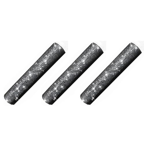 Wzxksoac 3X Mikrofongriffabdeckung, Glitzernde Glitzer-Strass-MikrofongriffhüLle für Party und TV-Show, für die Meisten Drahtlosen Mikrofone, Schwarz Wzxksoac 3X Mikrofongriffabdeckung, Glitzernde Glitzer-Strass-MikrofongriffhüLle für Party und TV-Show, für die Meisten Drahtlosen Mikrofone, Schwarz von Wzxksoac