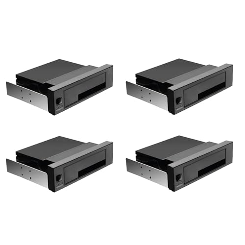 Wzxksoac 4Stück 5, 25-SATA-III-Festplatten-Backplane-GehäUse mit Internem Schacht Ohne Schacht Hot-Swap-Wechselrahmen für 2, 5/3, 5-Festplatten Wzxksoac 4Stück 5, 25-SATA-III-Festplatten-Backplane-GehäUse mit Internem Schacht Ohne Schacht Hot-Swap-Wechselrahmen für 2, 5/3, 5-Festplatten von Wzxksoac
