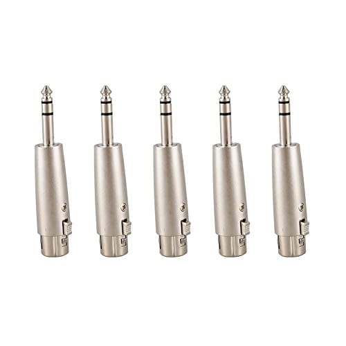 Wzxksoac 5X New XLR Auf 6,3-mm-Buchse Jack Plug Lead-Mikrofon-Patch-Kabel-Adapter Wzxksoac 5X New XLR Auf 6,3-mm-Buchse Jack Plug Lead-Mikrofon-Patch-Kabel-Adapter von Wzxksoac