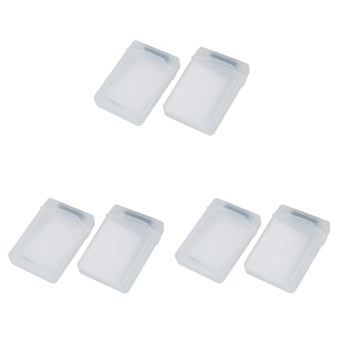 Wzxksoac 6 Stueck Klar 3,5-SATA-Festplatte Speicher-Case Wzxksoac 6 Stueck Klar 3,5-SATA-Festplatte Speicher-Case von Wzxksoac
