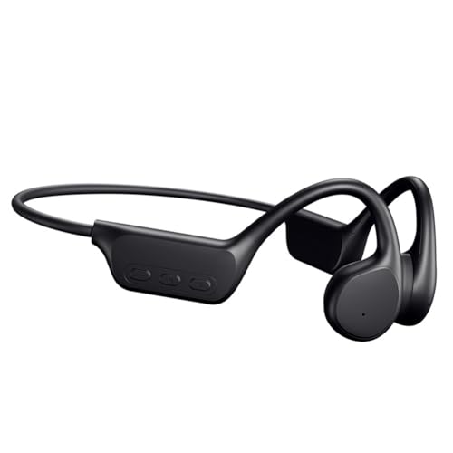 Wzxksoac Offene Sportkopfhörer mit Integriertem 32 GB MP3-Player, Bluetooth 5.3, Kabellos, Knochenleitungs-Ohrhörer für Lauftraining A Wzxksoac Offene Sportkopfhörer mit Integriertem 32 GB MP3-Player, Bluetooth 5.3, Kabellos, Knochenleitungs-Ohrhörer für Lauftraining A von Wzxksoac