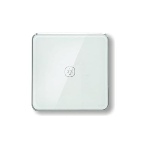 Wzxksoac Zigbee Lichtschalter mit Aluminiumrahmen Glas Touch-Schalter Arbeit mit Tuya Home Assistant Control B von Wzxksoac