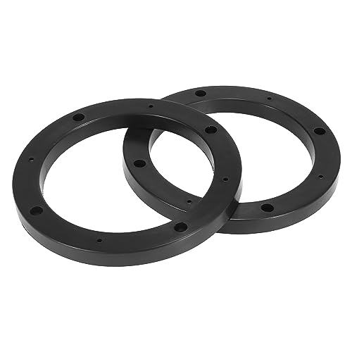 X AUTOHAUX 1 Paar Auto Hohl Universal Lautsprecher Distanzplatte Kunststoff Schwarz 5 Zoll von X AUTOHAUX