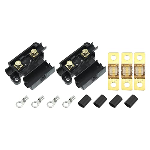 X AUTOHAUX 1 Set Sicherung Kit 2 x ANS Halterung 3 x Doppelte Batterie Sicherung für Audio 120A X AUTOHAUX 1 Set Sicherung Kit 2 x ANS Halterung 3 x Doppelte Batterie Sicherung für Audio 120A von X AUTOHAUX