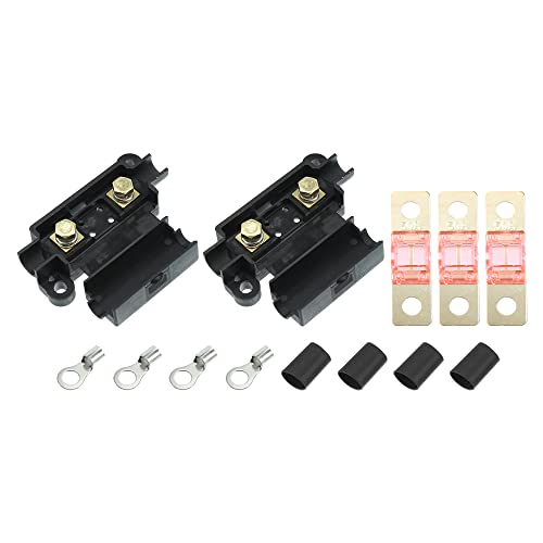 X AUTOHAUX 1 Set Sicherung Kit 2 x ANS Halterung 3 x Doppelte Batterie Sicherung für Audio 50A X AUTOHAUX 1 Set Sicherung Kit 2 x ANS Halterung 3 x Doppelte Batterie Sicherung für Audio 50A von X AUTOHAUX