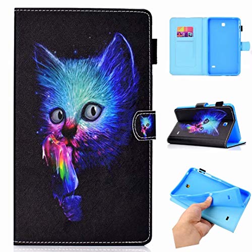 Hülle für Samsung Galaxy Tab 4 7.0 T230 T235 - Flip Cover Schutzhülle mit Standfunktion für Samsung Galaxy Tab 4 7.0 T230 T235 Tablet PC von X-Best
