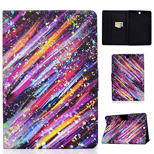 Hülle für Samsung Galaxy Tab A SM-T550 T551 T555 9.7 Zoll Flip Case Cover Magnetisch Ständer Tasche Tablet Schutzhülle mit Kartenfach für Galaxy Tab A 9.7" von X-Best