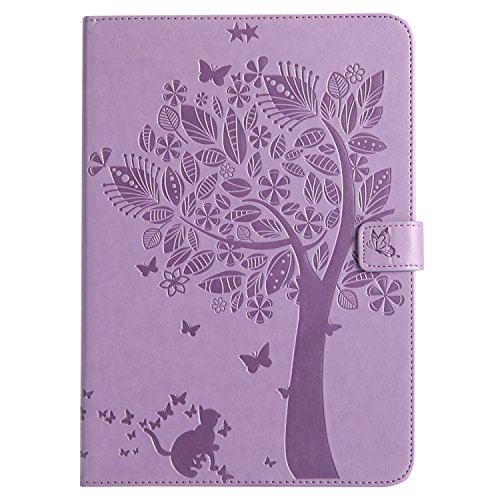 X-Best Samsung Galaxy Tab A 9.7 Inch Hülle PU Leder Flip Case Cover Magnetisch Ständer Tasche Tablet Schutzhülle mit Kartenfach für Galaxy Tab A 9.7" Tablet SM-T550/T551/T555 von X-Best